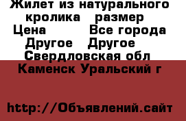 Жилет из натурального кролика,44размер › Цена ­ 500 - Все города Другое » Другое   . Свердловская обл.,Каменск-Уральский г.